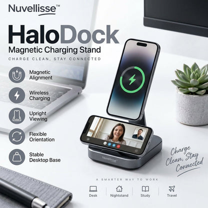 Nuvellisse™ HaloDock Magnetic Charging Stand