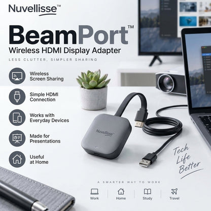Nuvellisse™ BeamPort Wireless HDMI Display Adapter